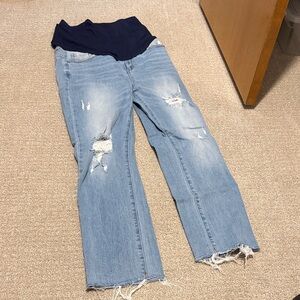 Pinkblush Maternity Ankle Jeans